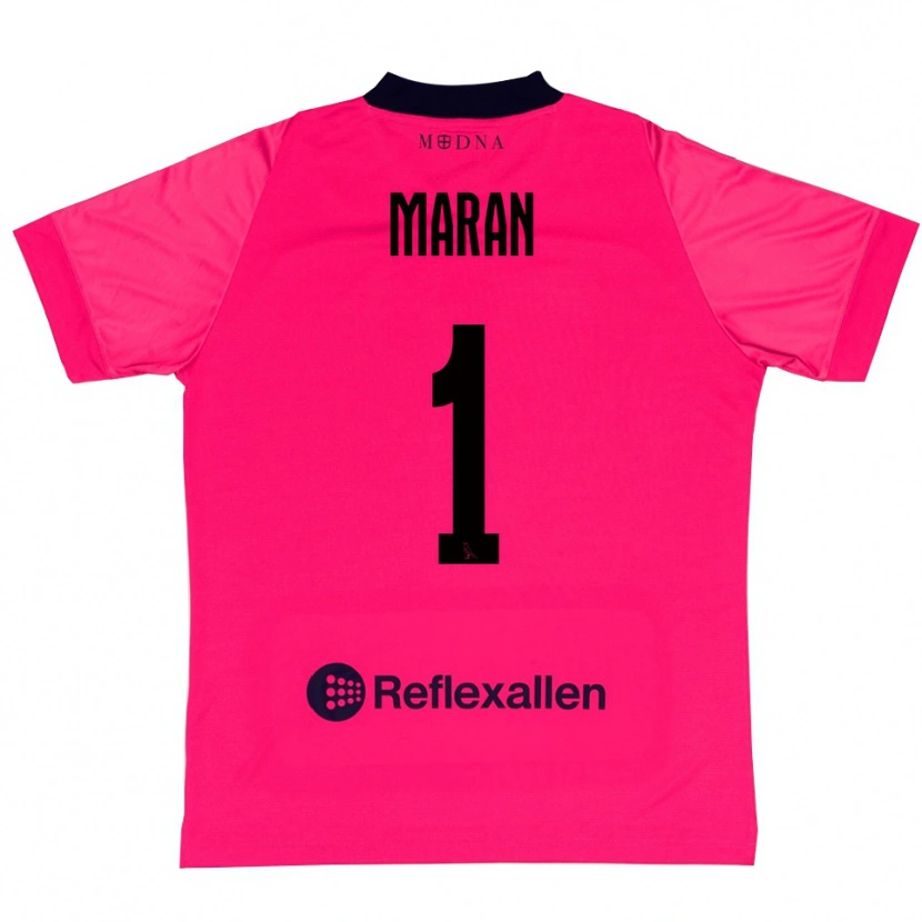 Danxen Women Andrea Maran #1 Deep Pink Black Goalkeeper Jersey 2025/26 T-Shirt