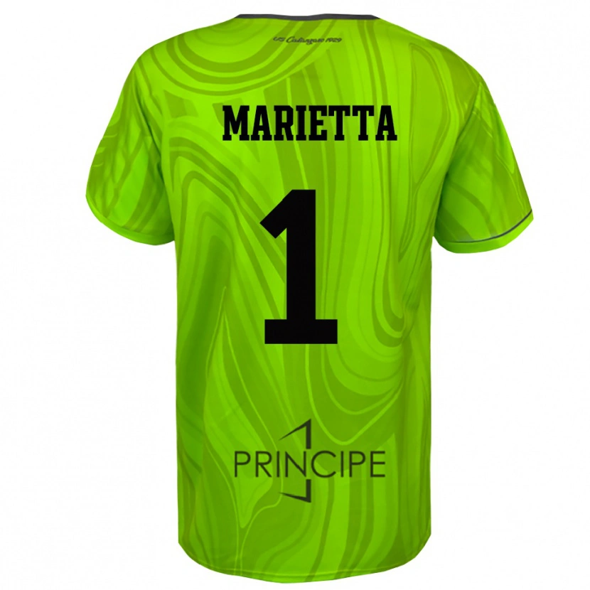 Danxen Women Christian Marietta #1 Yellow Green Black Goalkeeper Jersey 2025/26 T-Shirt