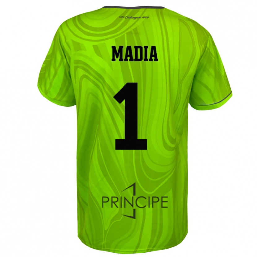 Danxen Women Lorenzo Madia #1 Yellow Green Black Goalkeeper Jersey 2025/26 T-Shirt
