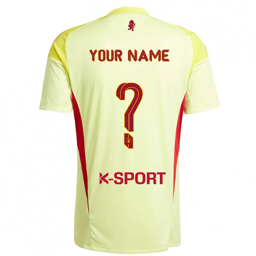 Danxen Women Virtus Entella Light Yellow  Red Goalkeeper Jersey 2025/26 T-Shirt