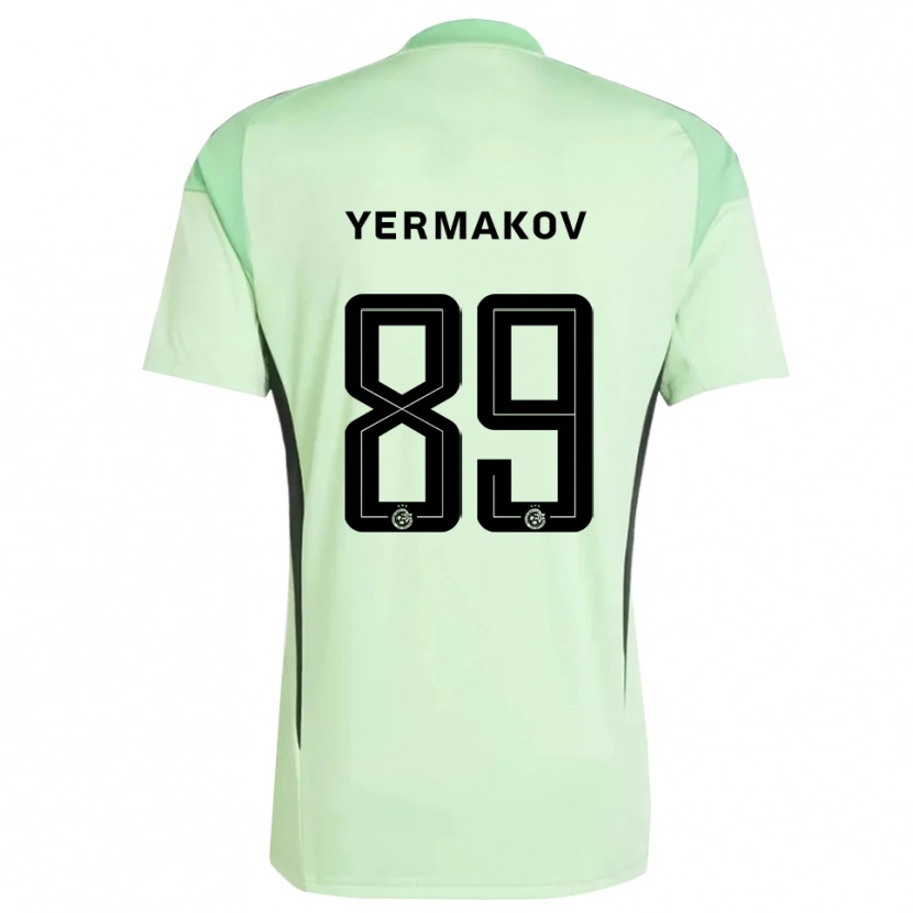 Danxen Women Georgiy Yermakov #89 Light Green Black Goalkeeper Jersey 2025/26 T-Shirt