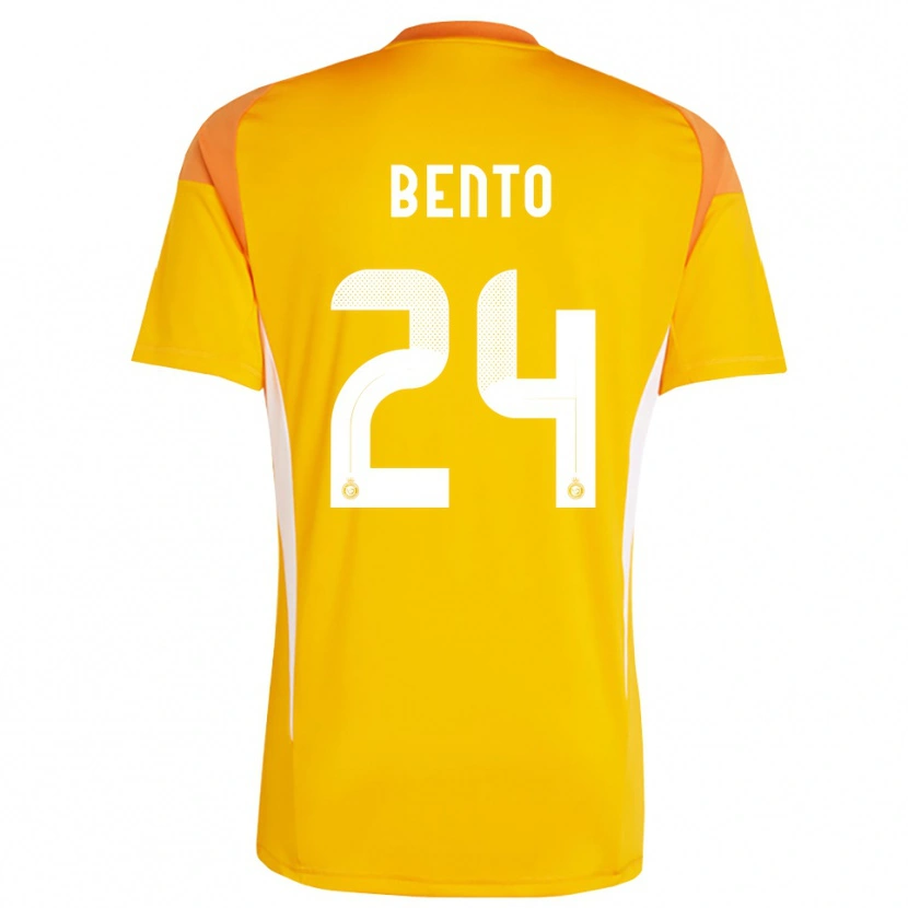 Danxen Women Bento #24 Orange Yellow White Goalkeeper Jersey 2025/26 T-Shirt