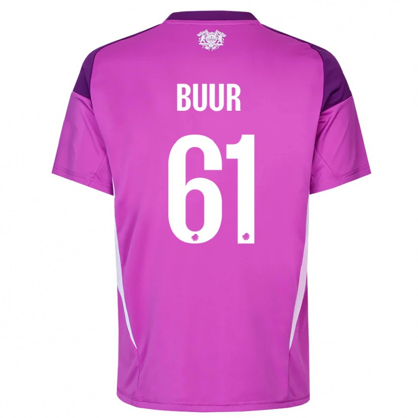 Danxen Women Oscar Buur #61 Lilac Purple White Goalkeeper Jersey 2025/26 T-Shirt