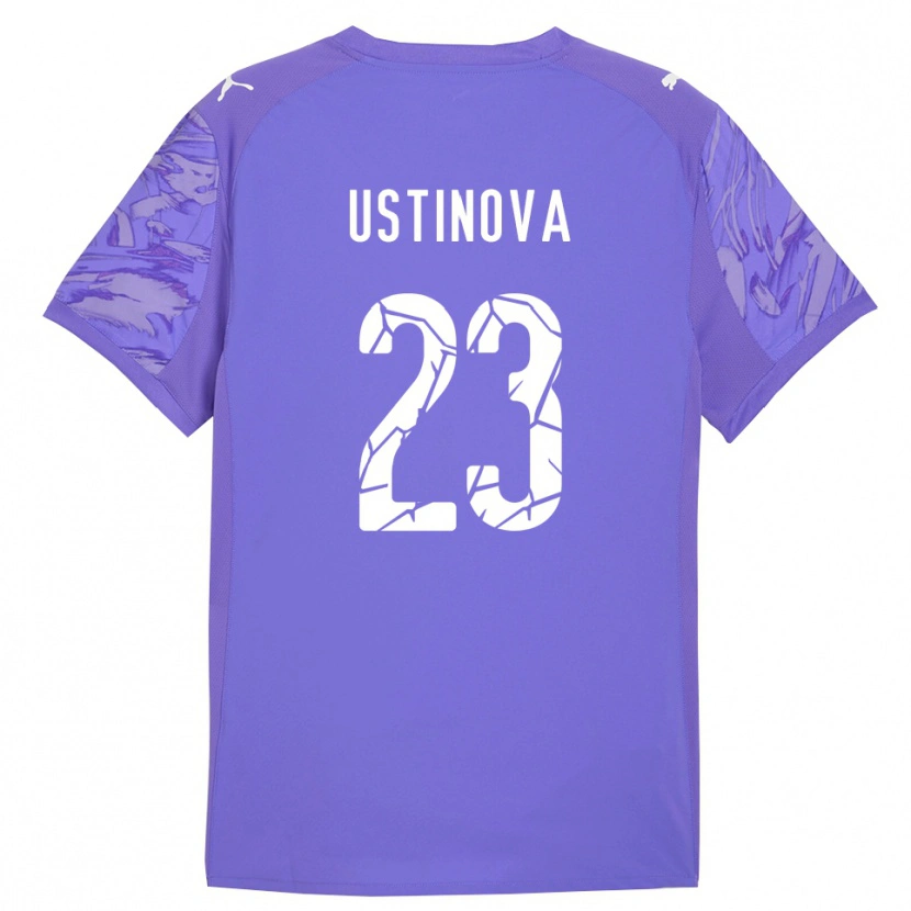 Danxen Women Liudmyla Ustinova #23 Lilac Purple Goalkeeper Jersey 2025/26 T-Shirt