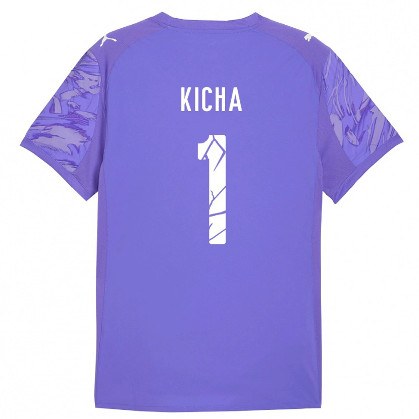 Danxen Women Tymofiy Kicha #1 Lilac Purple Goalkeeper Jersey 2025/26 T-Shirt
