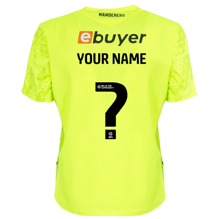 Danxen Women Bolton Wanderers Fluorescent Green Goalkeeper Jersey 2025/26 T-Shirt