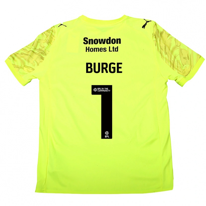 Danxen Women Lee Burge #1 Fluorescent Green Goalkeeper Jersey 2025/26 T-Shirt