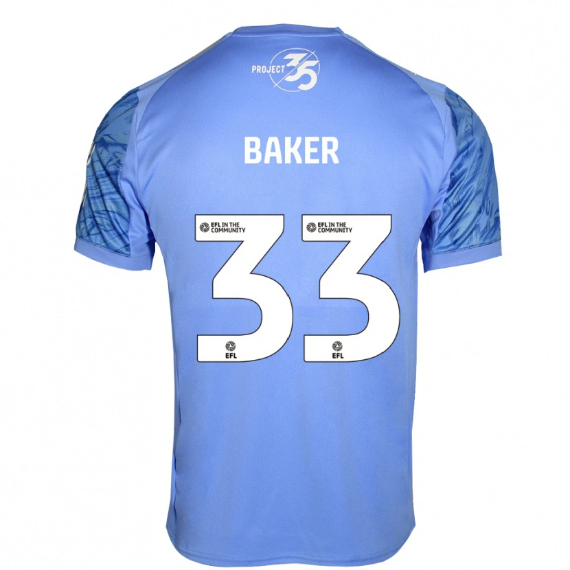Danxen Women Zak Baker #33 Royal Blue Goalkeeper Jersey 2025/26 T-Shirt