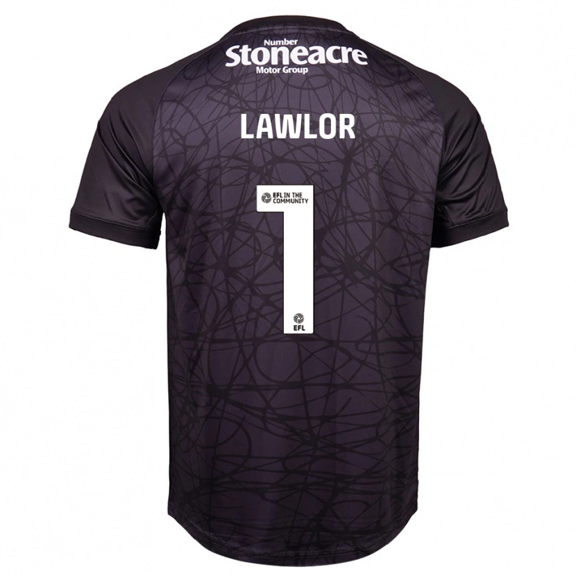 Danxen Women Ian Lawlor #1 Black White Goalkeeper Jersey 2025/26 T-Shirt