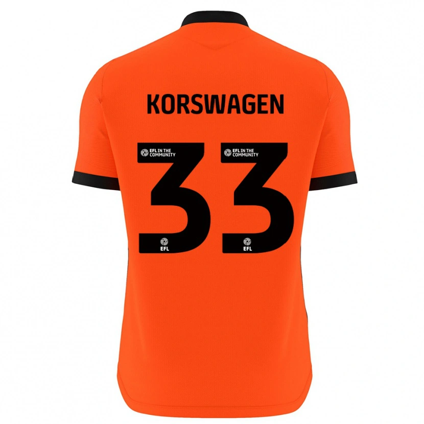 Danxen Women Mattijis Korswagen #33 Red Black Goalkeeper Jersey 2025/26 T-Shirt