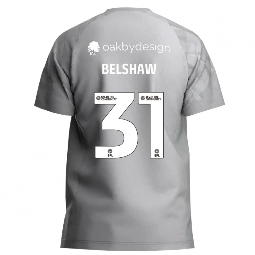 Danxen Women James Belshaw #31 Dark Gray Goalkeeper Jersey 2025/26 T-Shirt