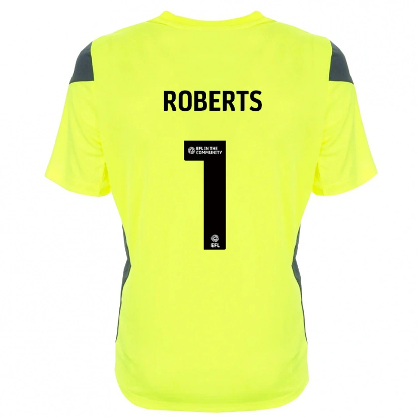 Danxen Women Myles Roberts #1 Fluorescent Green Black Goalkeeper Jersey 2025/26 T-Shirt
