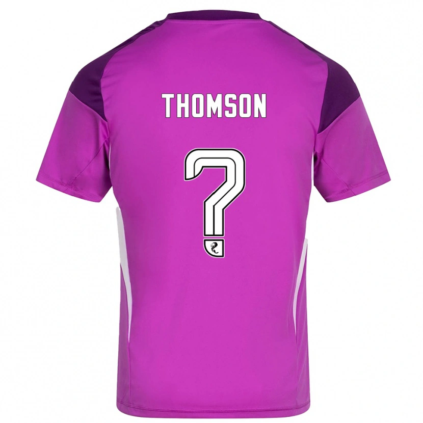 Danxen Women Ethan Thomson #0 Purple Magenta Goalkeeper Jersey 2025/26 T-Shirt