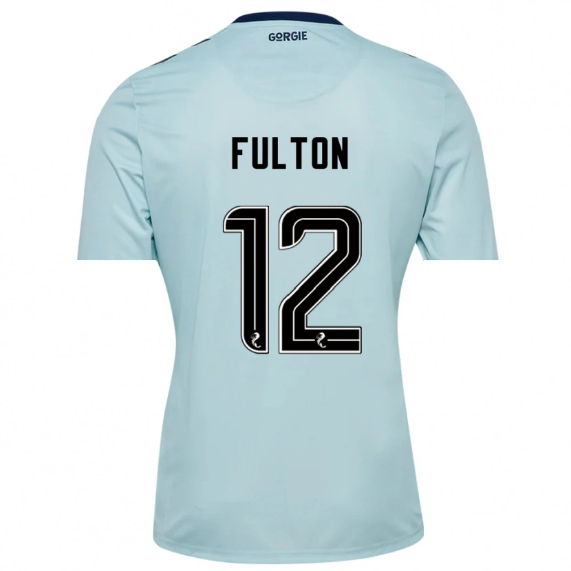 Danxen Women Ryan Fulton #12 Light Blue Black Goalkeeper Jersey 2025/26 T-Shirt