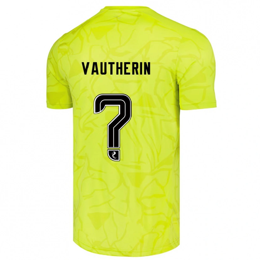 Danxen Women Sam Vautherin #0 Yellwo Black Goalkeeper Jersey 2025/26 T-Shirt