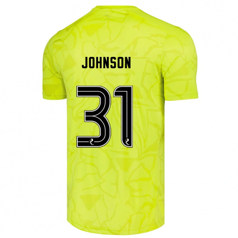 Danxen Women Murray Johnson #31 Yellwo Black Goalkeeper Jersey 2025/26 T-Shirt