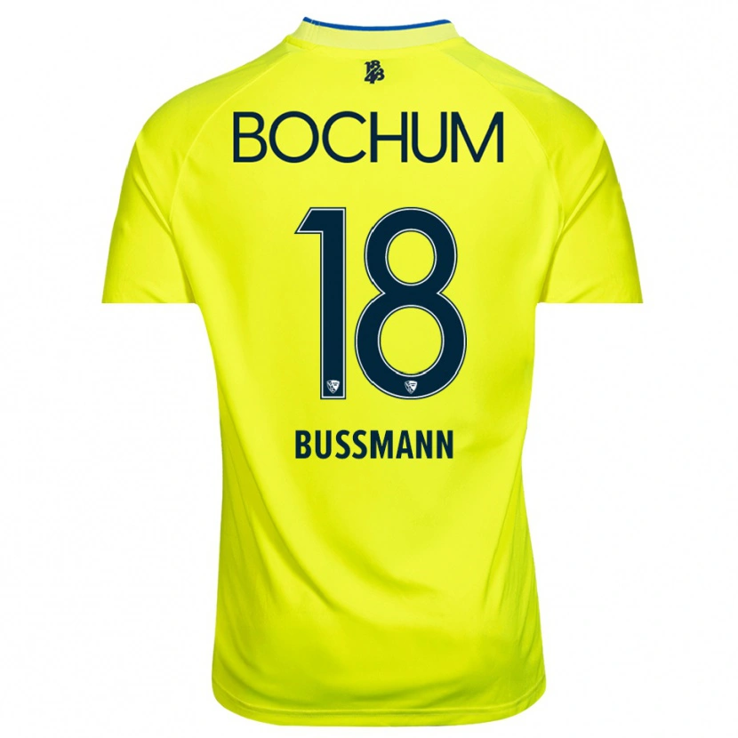 Danxen Women Benjamin Bußmann #18 Yellow Green Goalkeeper Jersey 2025/26 T-Shirt