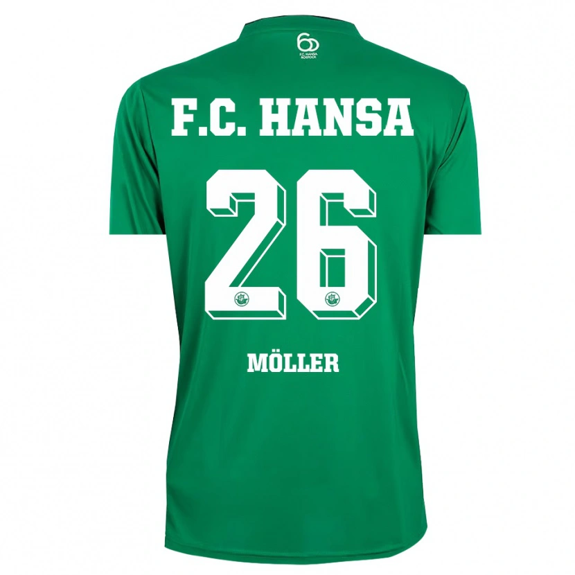 Danxen Women Andreas Möller #26 Dark Green White Goalkeeper Jersey 2025/26 T-Shirt