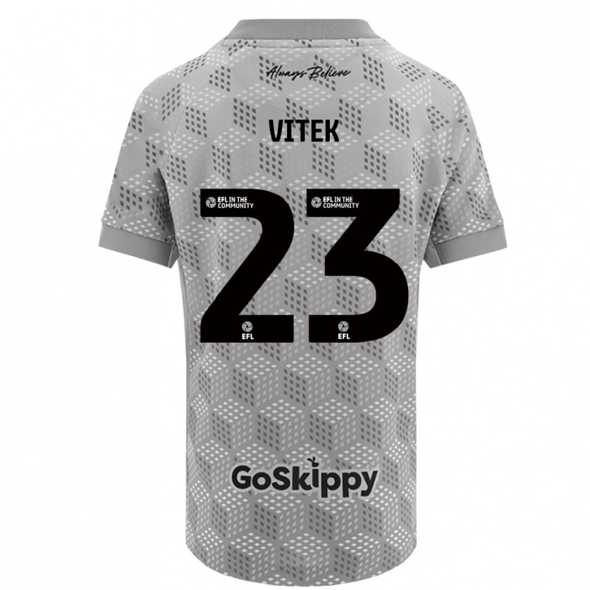 Danxen Women Radek Vítek #23 Black Gray Goalkeeper Jersey 2025/26 T-Shirt