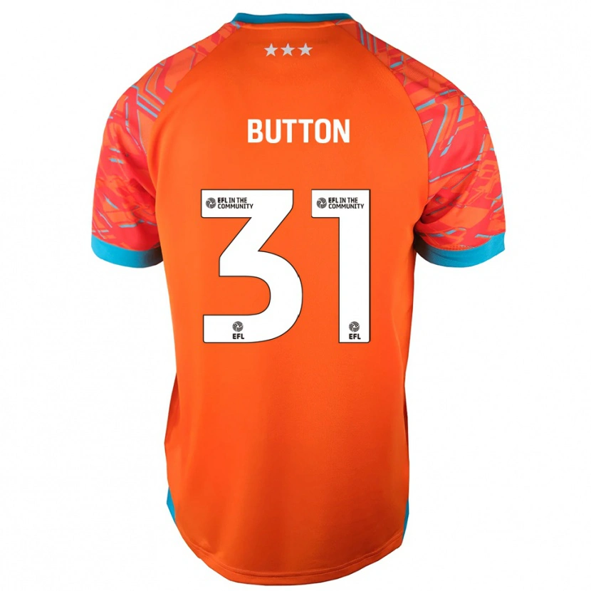 Danxen Women Laura Hartley #31 Orange White Goalkeeper Jersey 2025/26 T-Shirt