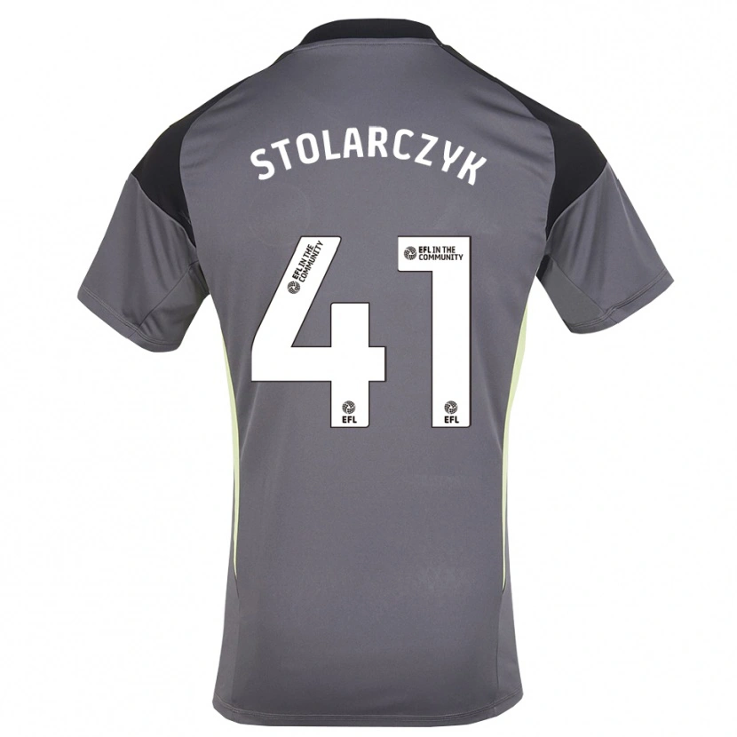Danxen Women Jakub Stolarczyk #41 Gray White Goalkeeper Jersey 2025/26 T-Shirt
