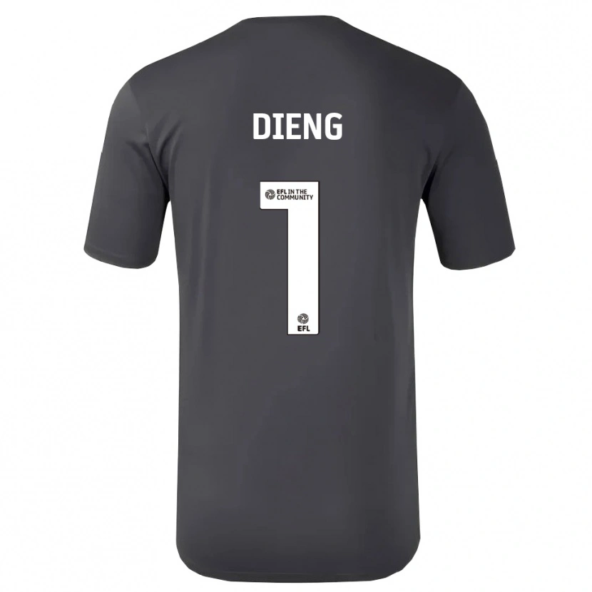 Danxen Women Seny Dieng #1 Black White Goalkeeper Jersey 2025/26 T-Shirt