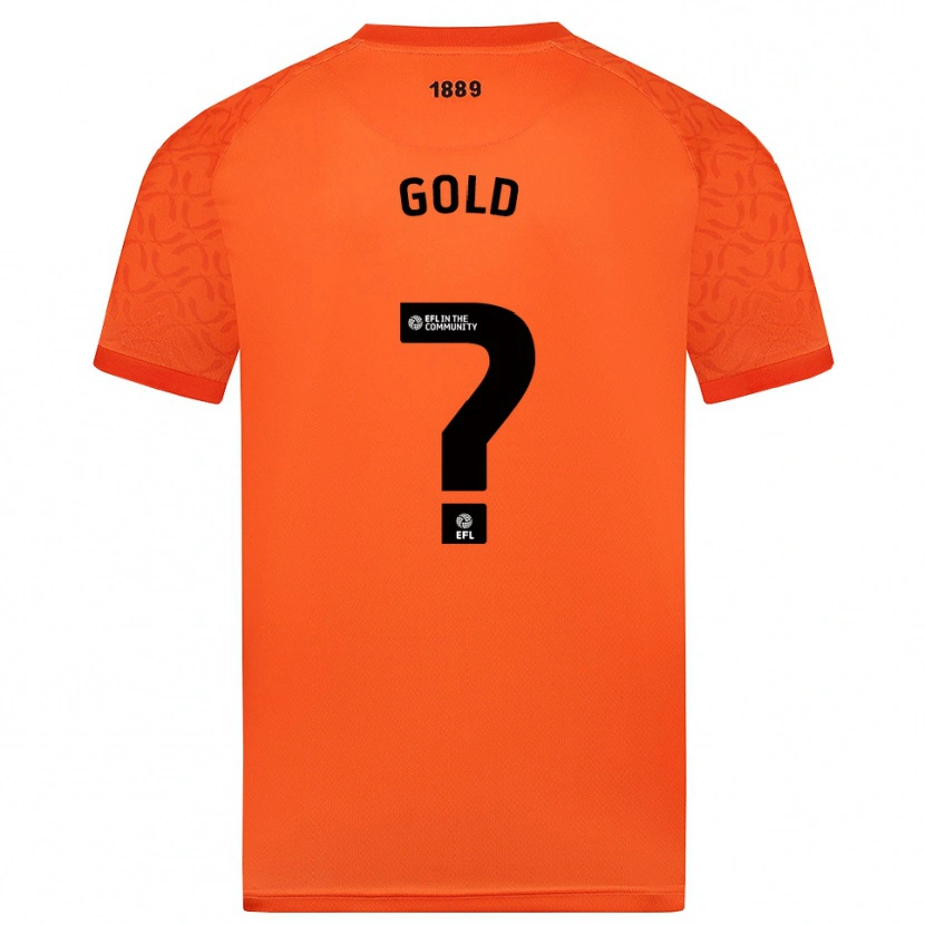Danxen Women Ethan Gold #0 Orange Black Goalkeeper Jersey 2025/26 T-Shirt