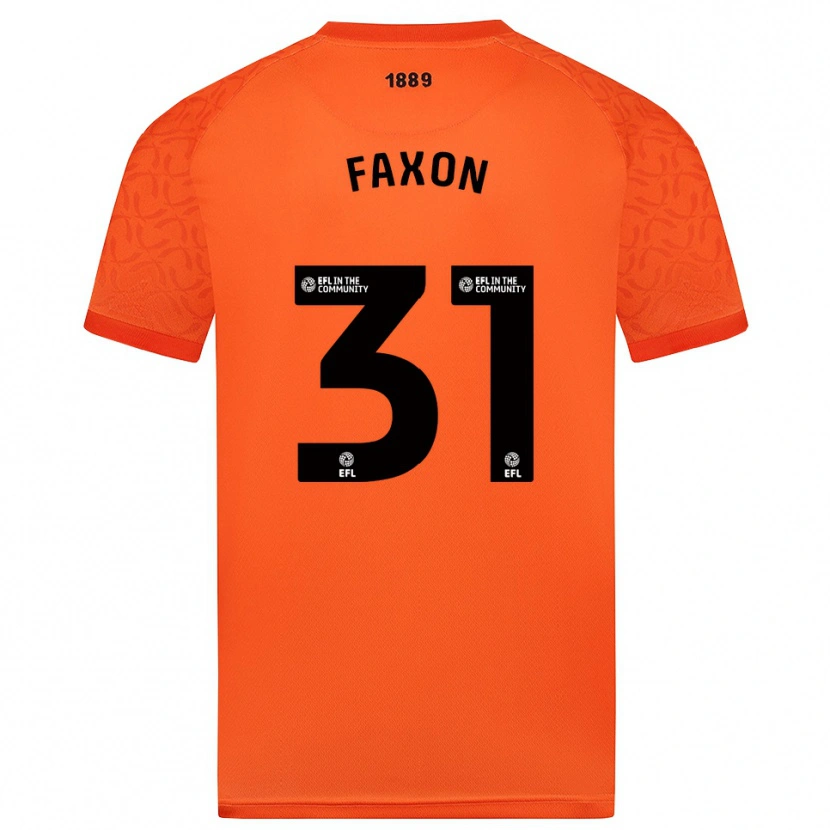 Danxen Women Luke Faxon #31 Orange Black Goalkeeper Jersey 2025/26 T-Shirt