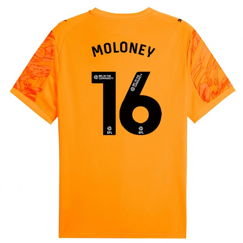 Danxen Women George Moloney #16 Orange Black Goalkeeper Jersey 2025/26 T-Shirt
