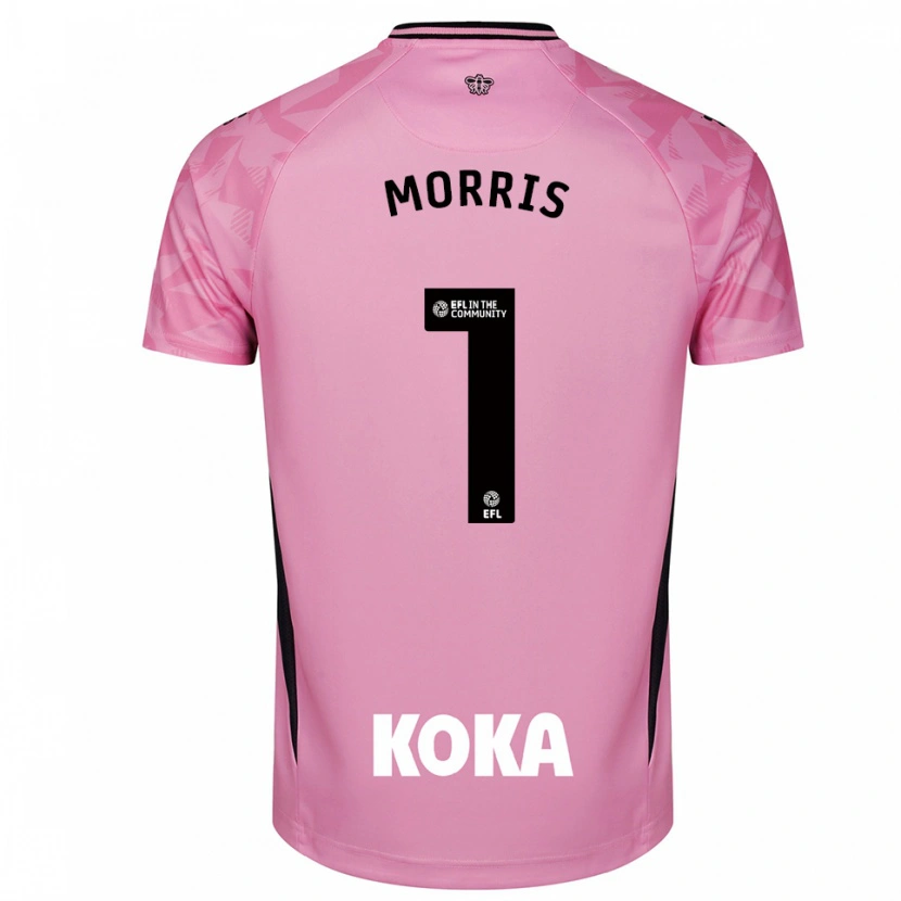 Danxen Women Sam Morris #1 Light Pink Black Goalkeeper Jersey 2025/26 T-Shirt