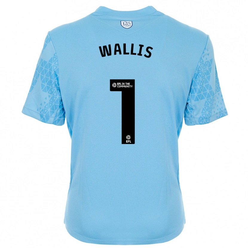 Danxen Women Joe Wallis #1 Sky Blue Black Goalkeeper Jersey 2025/26 T-Shirt