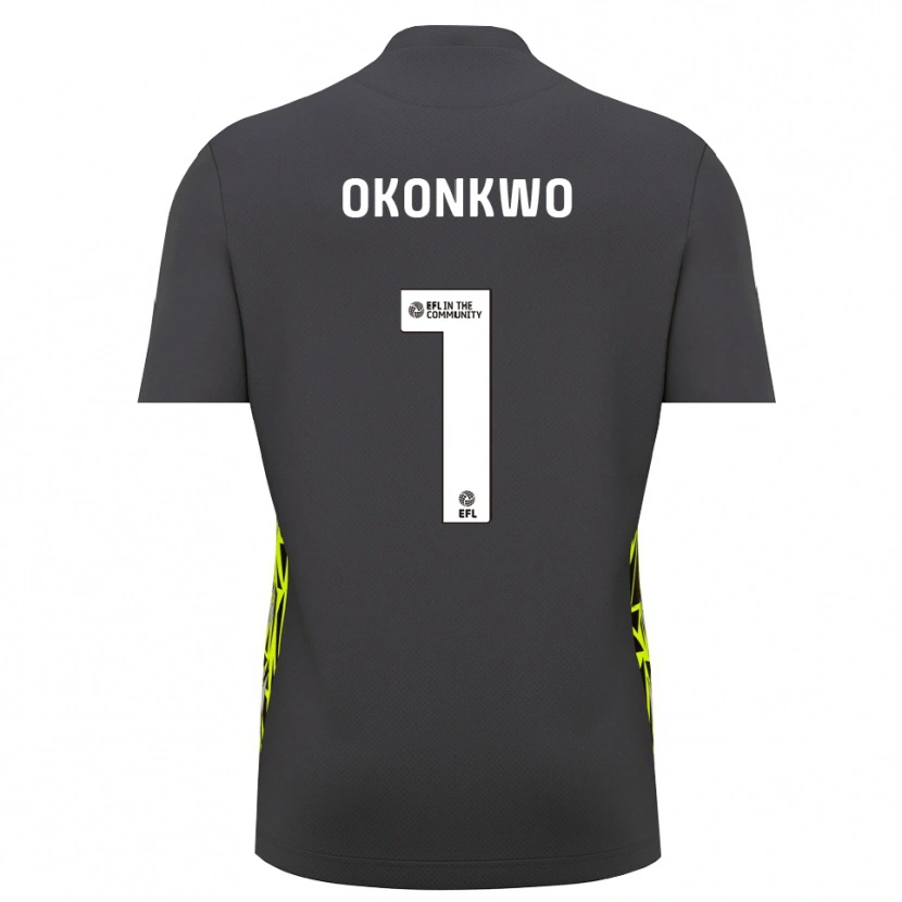 Danxen Women Arthur Okonkwo #1 Grey Forest Green Goalkeeper Jersey 2025/26 T-Shirt