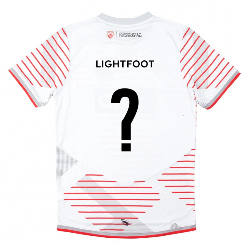 Danxen Women Erin Lightfoot #0 White Red Goalkeeper Jersey 2025/26 T-Shirt