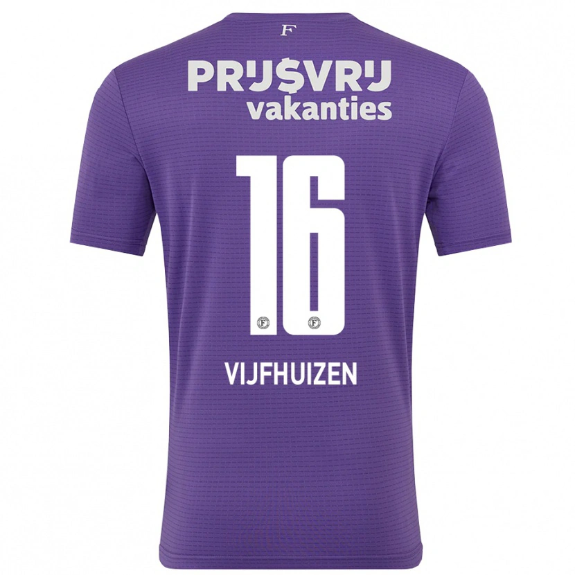 Danxen Women Beer Vijfhuizen #16 Purple White Goalkeeper Jersey 2025/26 T-Shirt