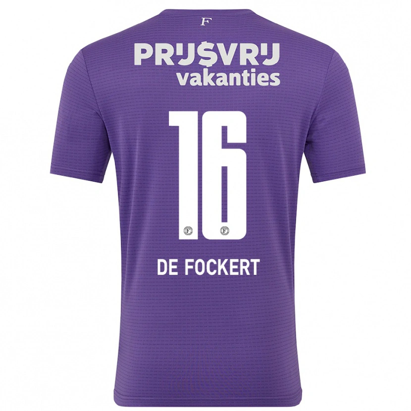 Danxen Women Maarten de Fockert #16 Purple White Goalkeeper Jersey 2025/26 T-Shirt