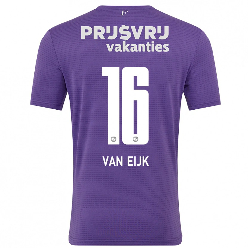 Danxen Women Roos Van Eijk #16 Purple White Goalkeeper Jersey 2025/26 T-Shirt