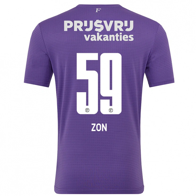 Danxen Women Oier Zon #59 Purple White Goalkeeper Jersey 2025/26 T-Shirt