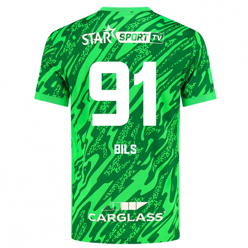 Danxen Women Elise Bils #91 Deep Green White Goalkeeper Jersey 2025/26 T-Shirt