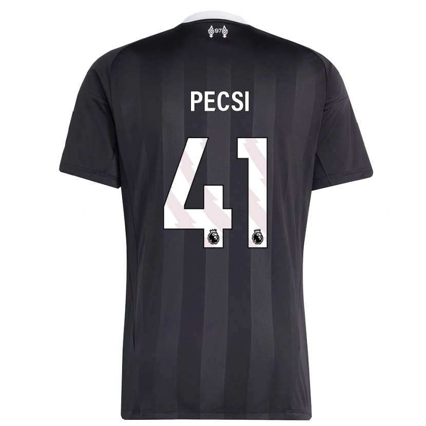 Danxen Women Ármin Pécsi #41 Black White Goalkeeper Jersey 2025/26 T-Shirt