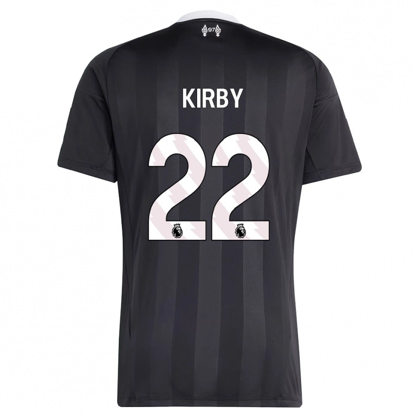 Danxen Women Faye Kirby #22 Black White Goalkeeper Jersey 2025/26 T-Shirt