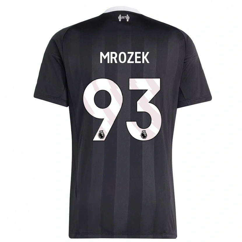 Danxen Women Fabian Mrozek #93 Black White Goalkeeper Jersey 2025/26 T-Shirt