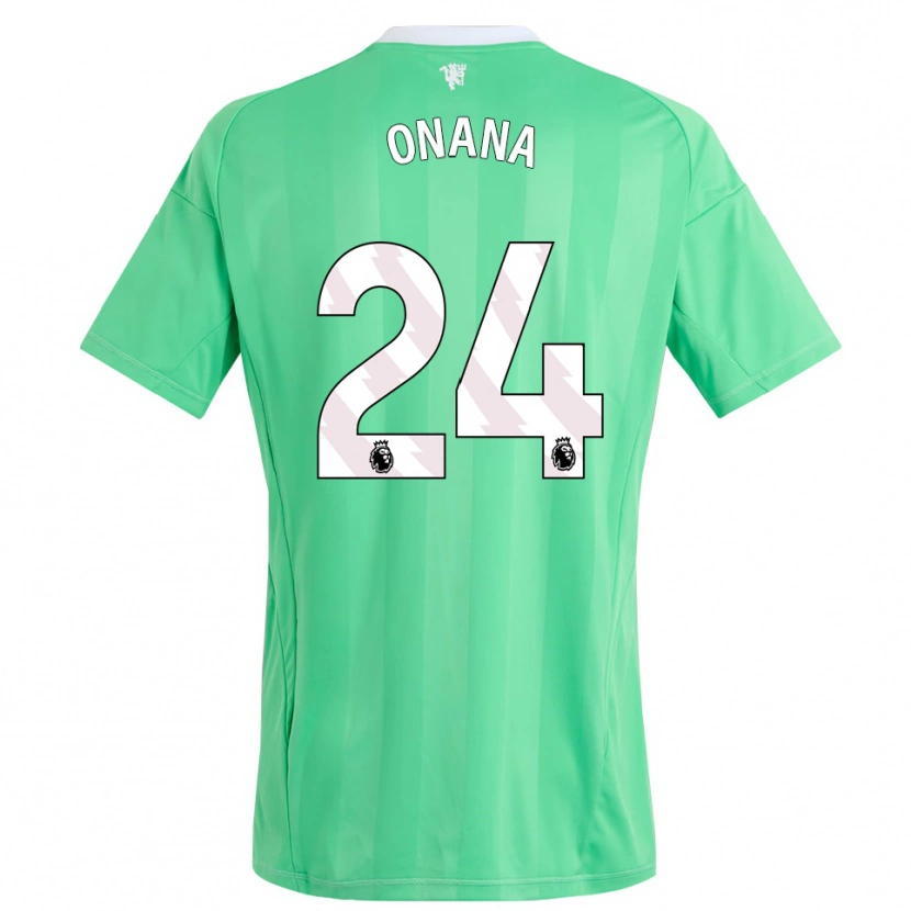 Danxen Women André Onana #24 Emerald Green Goalkeeper Jersey 2025/26 T-Shirt