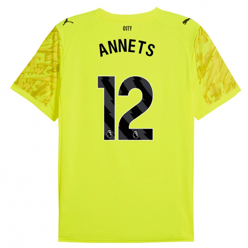 Danxen Women Eve Annets #12 Yellow Orange Black Goalkeeper Jersey 2025/26 T-Shirt