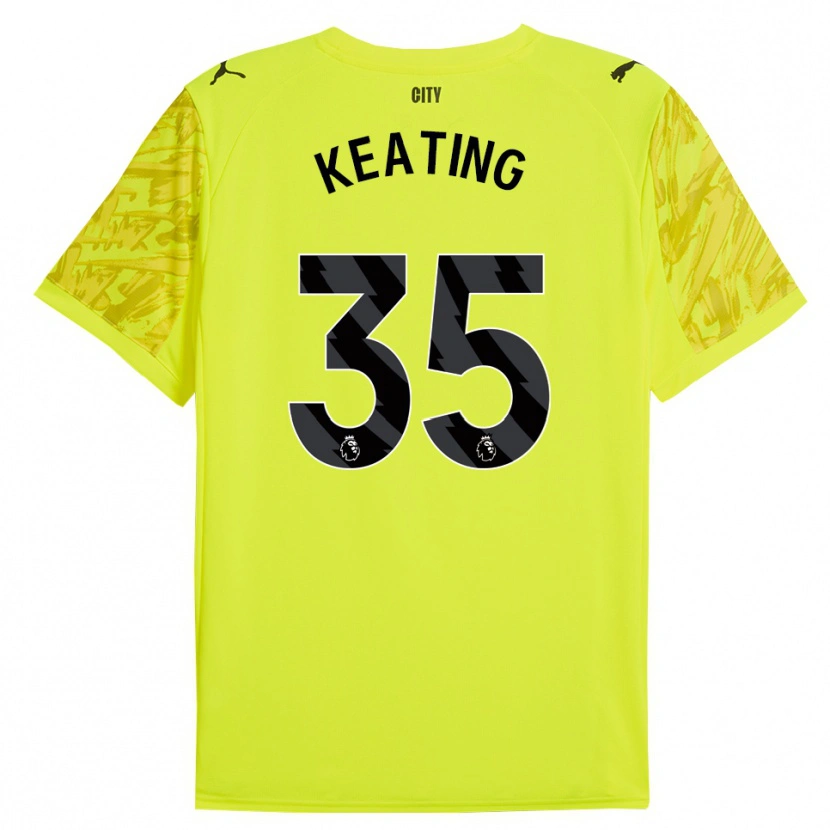 Danxen Women Khiara Keating #35 Yellow Orange Black Goalkeeper Jersey 2025/26 T-Shirt