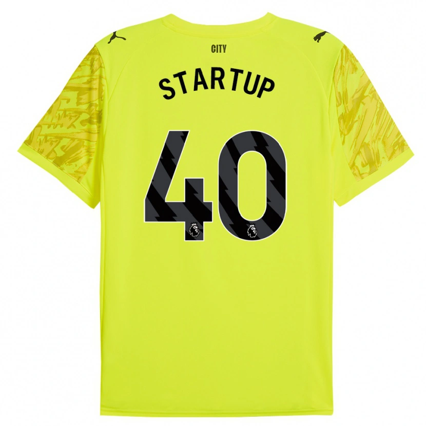 Danxen Women Katie Startup #40 Yellow Orange Black Goalkeeper Jersey 2025/26 T-Shirt