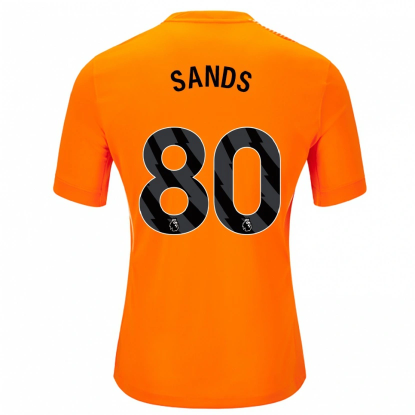 Danxen Women Hudson Sands #80 Orange Black Goalkeeper Jersey 2025/26 T-Shirt