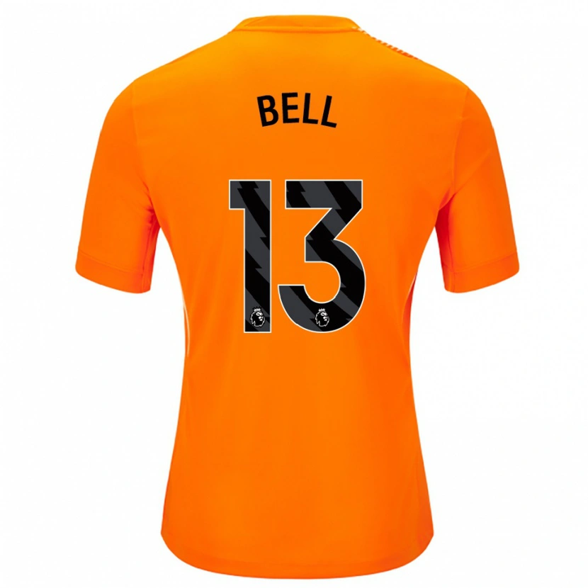 Danxen Women Toby Bell #13 Orange Black Goalkeeper Jersey 2025/26 T-Shirt