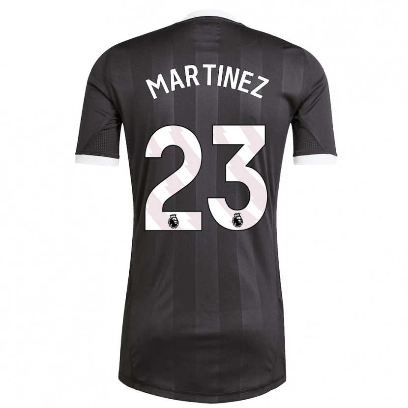 Danxen Women Emiliano Martínez #23 Black White Goalkeeper Jersey 2025/26 T-Shirt