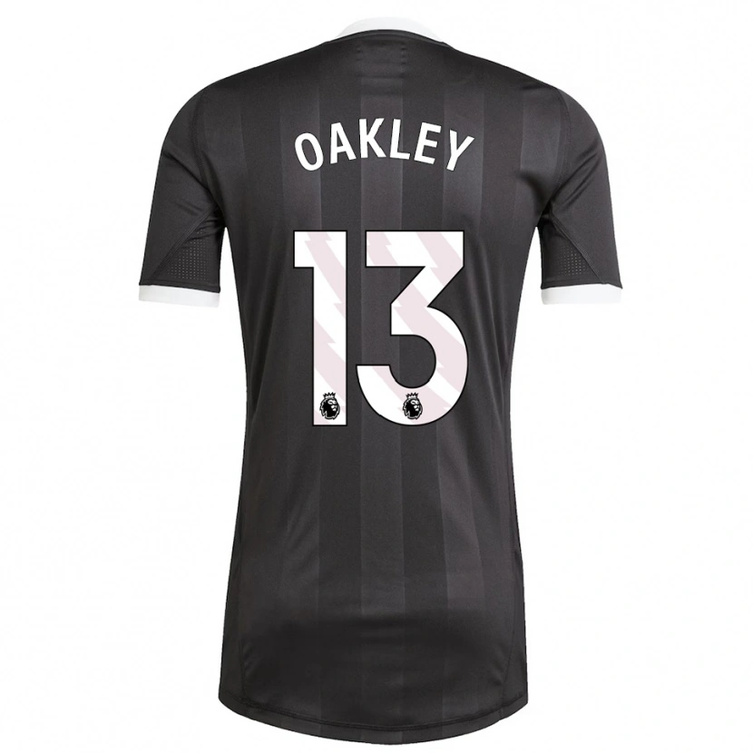 Danxen Women Rhys Oakley #13 Black White Goalkeeper Jersey 2025/26 T-Shirt