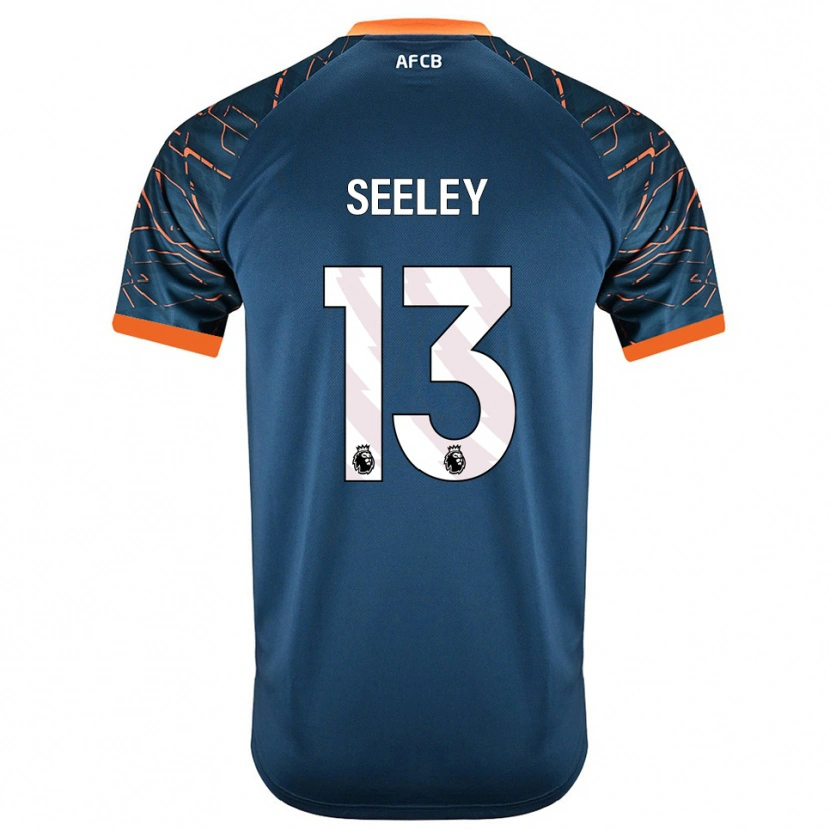 Danxen Women Will Seeley #13 Dark Slate Blue Goalkeeper Jersey 2025/26 T-Shirt